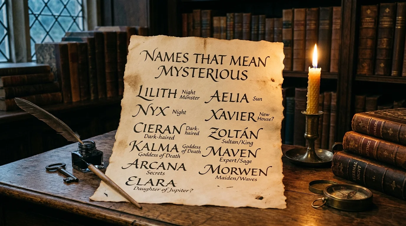 Boy Names That Mean Mysterious