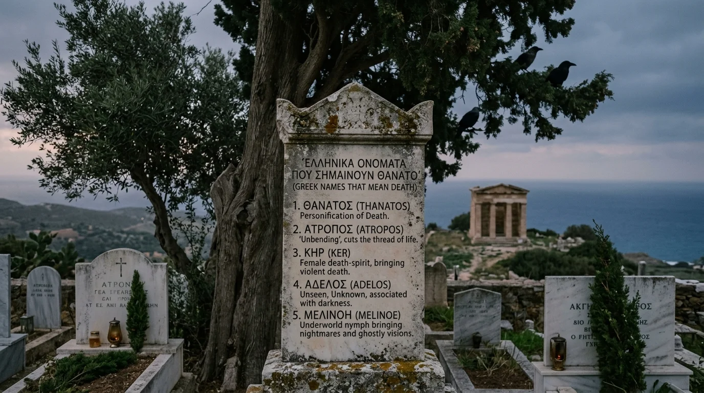 Greek Boy Names Associated with Death