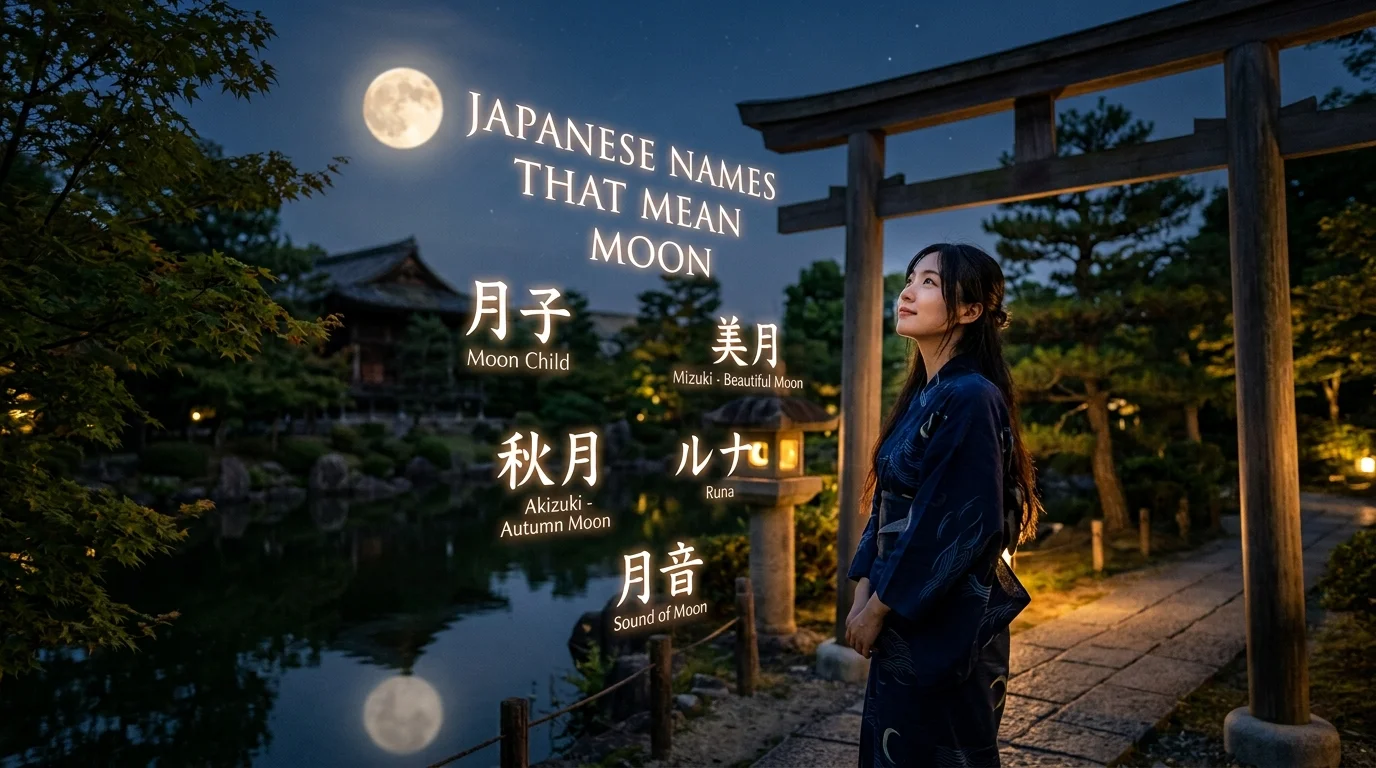 Japanese Boy Names That Mean Moon