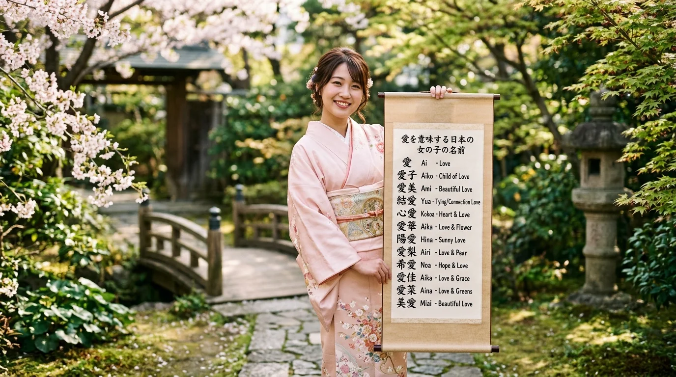 Top Japanese Girl Names That Mean Love