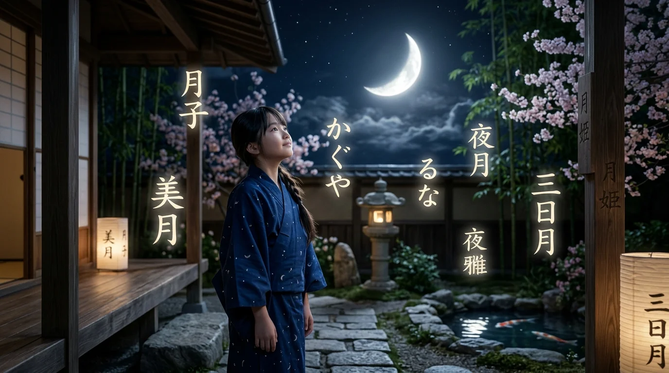 Japanese Girl Names That Mean Moon