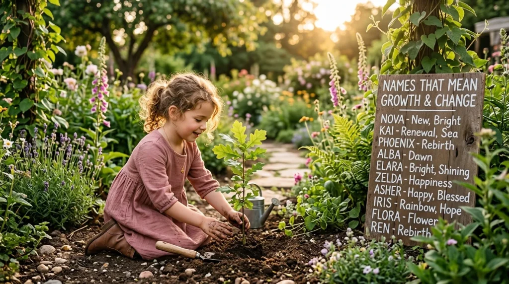 Names That Mean Growth and Change