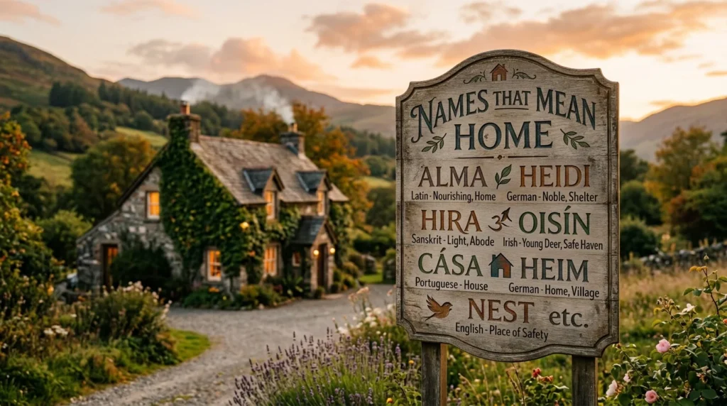 Names That Mean Home