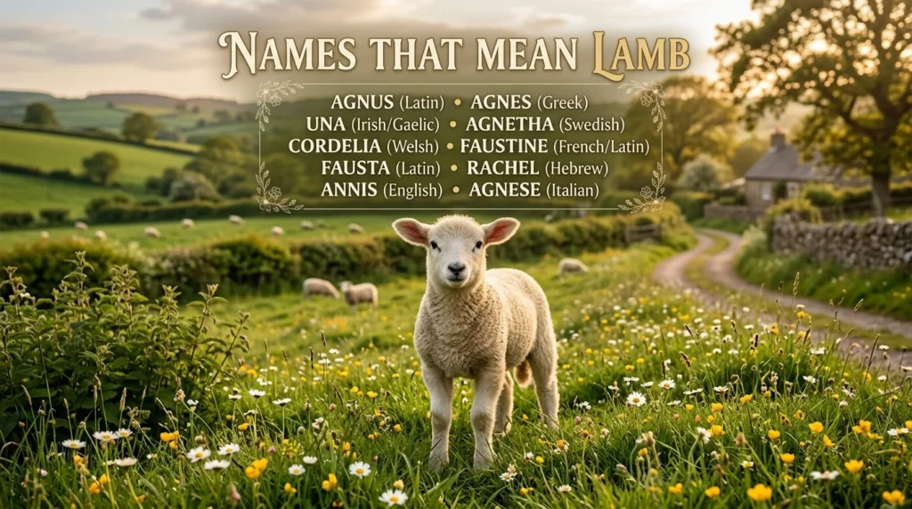 Names That Mean Lamb
